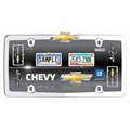 Cruiser Accessories Cruiser Accessories 10437 Chevy License Plate Frame; Chrome And Gold 10437